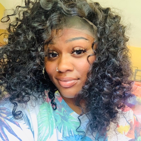 16” lace frontal wig